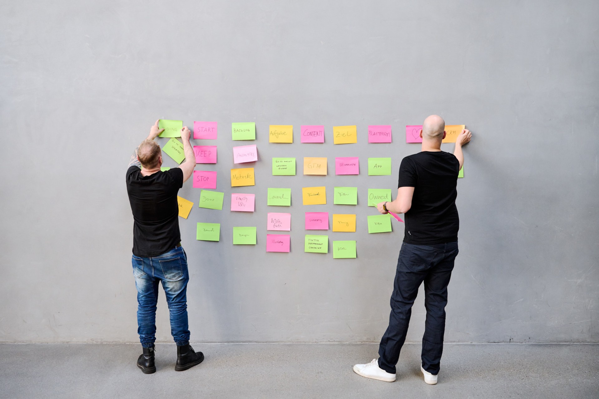 superspring Sprint 0 Workshop — Führungsteam und Berater:innen in strukturierter Analyse